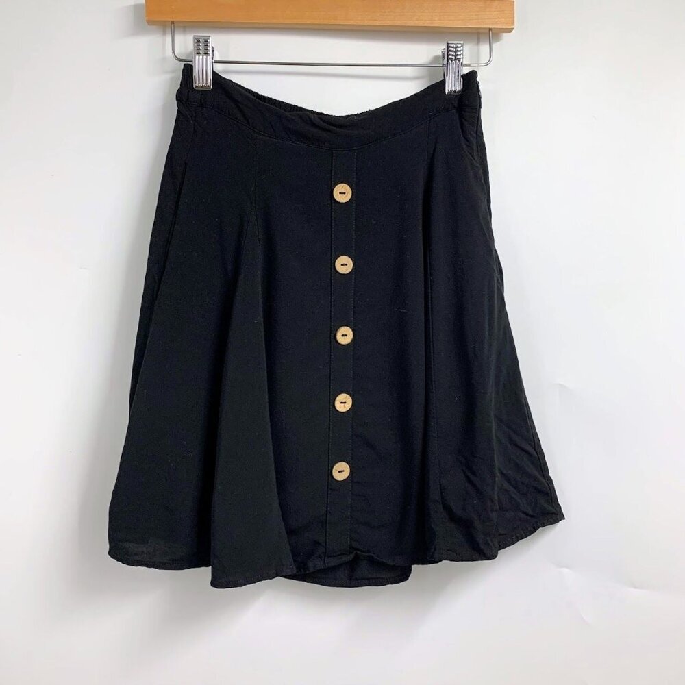 Modcloth Women's You Sassy Thing Skater Skirt With Pockets Size‎ XS